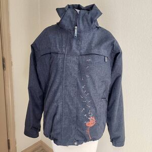 Sessions ridge series snowboard jacket, embroidered size S